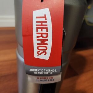 Thermos Silver Bottle